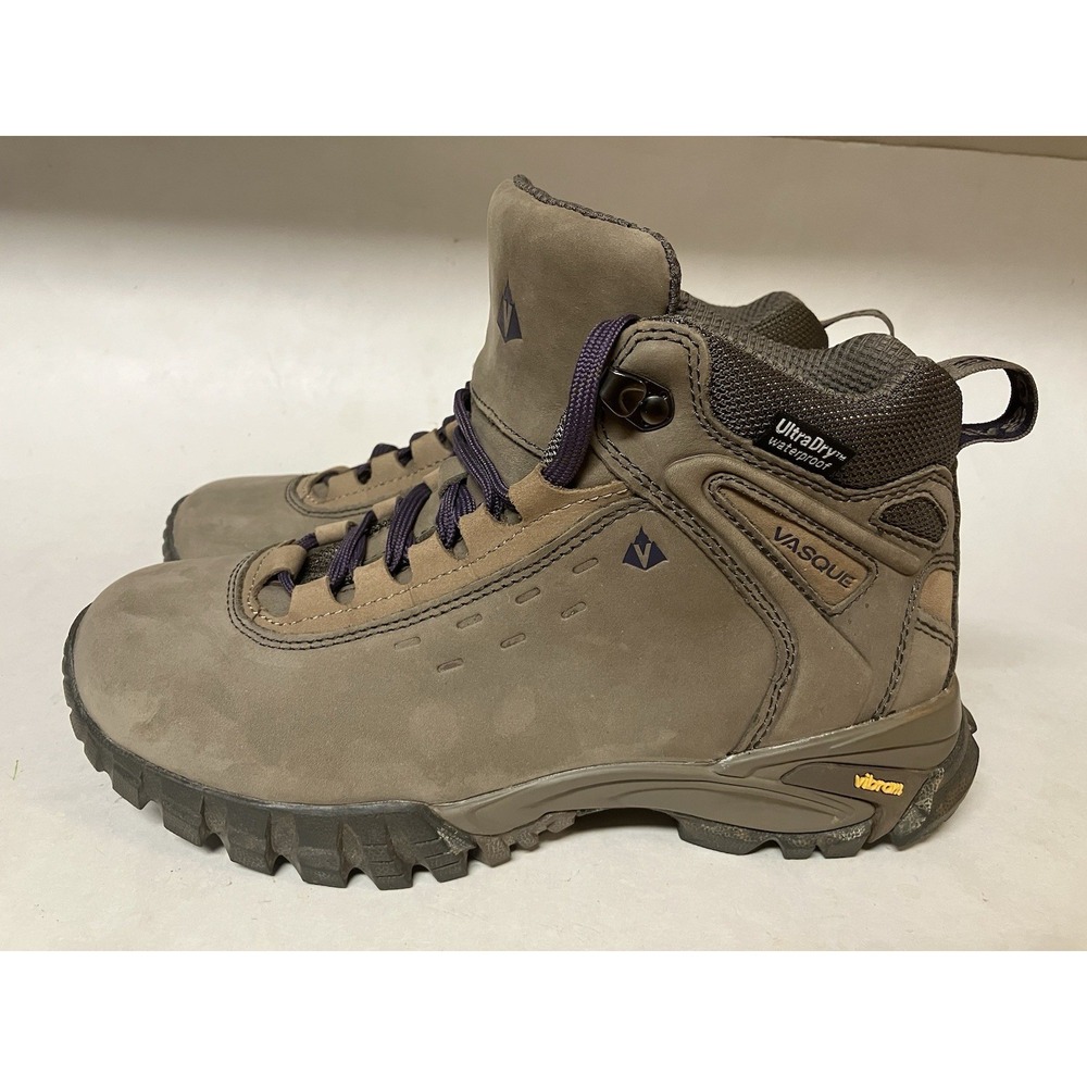 Vasque Women 7419 High Top Leather Waterproof Outdoor Hiking Boots Sneakers 7.5W